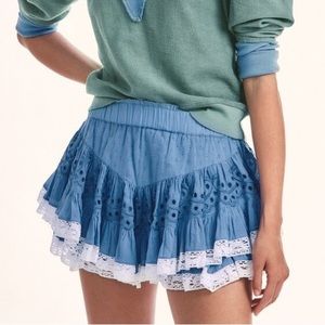 LoveShackFancy Briella Mini Skirt